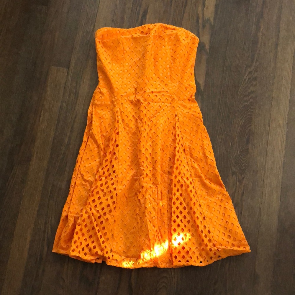 Maeve orange dress
